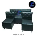 Sillón de Espera Margot Black